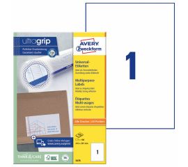 Этикетки самоклеящиеся универсальные