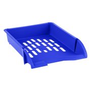 Лоток горизонтальный синий Стамм, «Лидер»