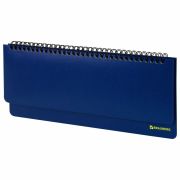 Планинг настольный недатированный (305x140 мм) BRAUBERG «Select», балакрон, 60 л., синий, 111698