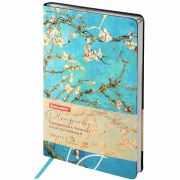 Ежедневник недатированный А5 (138х213 мм), BRAUBERG VISTA, под кожу, гибкий, 136 л., «Van Gogh», 111983