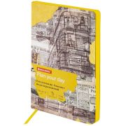 Ежедневник недатированный А5 (138х213 мм), BRAUBERG VISTA, под кожу, гибкий, 136 л., «Noir», 112009