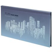 Планинг-еженедельник недатированный (165х90 мм) STAFF, твердая обложка, УФ-ЛАК, 64 л., «Metropolis», 113514