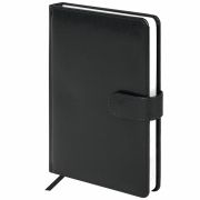 Ежедневник недатированный А5 148х218 мм GALANT «Ritter», под кожу, 160 л., черный, 114464