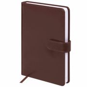 Ежедневник недатированный А5 148х218 мм GALANT «Ritter», под кожу, 160 л., коричневый, 114466