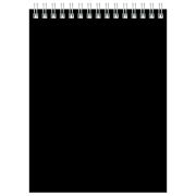 Блокнот А6 60 л на гребне BG «Для конференций», черный