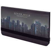 Еженедельник недатированный с резинкой (171х93 мм), BRAUBERG, твердый, УФ-ЛАК, 64 л., «Night City», 114575