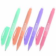 Ручка стираемая гелевая с грипом BRAUBERG «SOFT&SILK PASTEL», СИНЯЯ, корпус ассорти, узел 0,7 мм, 143934
