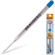 Стержень шариковый синий 0,5 мм BRAUBERG, тип PARKER, металлический, 98 мм, подвес