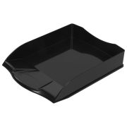 Лоток горизонтальный для бумаг BRAUBERG «Delta», A4 (340х270х60 мм), черный, 237268