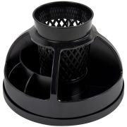 Подставка-органайзер STAFF «Attraction», 9 отделений, вращающаяся, черная, 238319