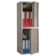 Сейф AIKO «ТМ-120/2Т», 1200х440х355 мм, 51 кг, 2 отделения, ключевые замки, трейзер, 2 полки