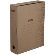 Короб архивный с клапаном OfficeSpace «Standard» плотный, микрогофрокартон, 75мм, бурый, до 700л.
