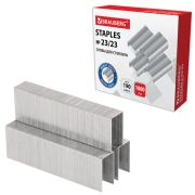 Скобы для степлера № 23/23 1000 штук, СВЕРХПРОЧНЫЕ, от 110 до 190 листов, BRAUBERG