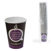 Стакан одноразовый бумажный 300/430 мл, D 90 мм, КОМПЛЕКТ 50 шт., однослойный, холодное/горячее, Taste Quality, ФОРМАЦИЯ, HB90-430-0058, HB90-430-0058-5