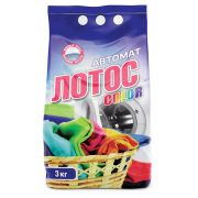 Стиральный порошок автомат 3 кг ЛОТОС «Color», улучшенная формула, для всех типов тканей