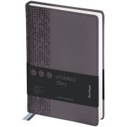 Ежедневник недатированный, А5, 160л., кожзам, Berlingo «Vivella Prestige», серый