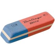 Ластик Berlingo «Blitz» комбинированный, каучук, 42*14*8 мм