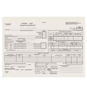 Бланк бухгалтерский «Путевой лист грузового автомобиля без талона» (200*272мм), 100шт/уп