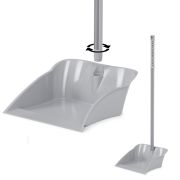 Совок для мусора пластм. с длинным вкруч. черенком