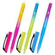 Ручка стираемая гелевая BRAUBERG «Grade», СИНЯЯ, soft-touch, узел 0,7 мм, линия письма 0,5 мм, 144208