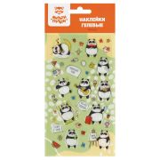 Наклейки гелевые Мульти-Пульти «Панда», 22*10см, пакет европодвес