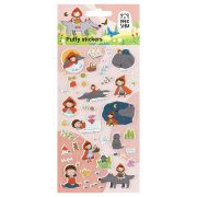 Наклейки объемные MESHU «Little red», 10*23см, пакет европодвес