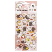 Наклейки гелевые MESHU «Cute kittens», 10*23см, пакет европодвес