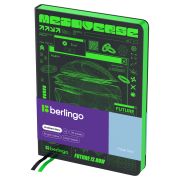 Ежедневник недатированный, А5, 136л., кожзам, Berlingo «Future Tech», цветной срез, с рисунком