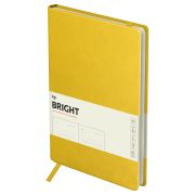 Ежедневник недатированный, B5, 136л., твердый переплет, кожзам, BG «Bright. Yellow», желтый, карман