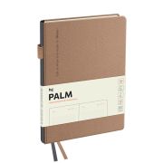 Ежедневник недатированный, А5, 136л., твердый переплет, кожзам, BG «Palm. Ecru pink», пудровый