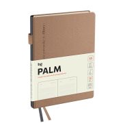 Ежедневник недатированный, А6, 136л., твердый переплет, кожзам, BG «Palm. Ecru pink», пудровый