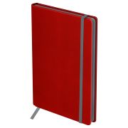 Ежедневник недатированный, А5, 136л., твердый переплет, кожзам, BG «Contrast. Berry», красный, цветной срез, на резинке