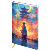 Ежедневник недатированный, А5, 136л., мягкий переплет, кожзам, BG «Anime. Sensei»