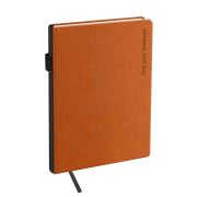 Ежедневник недатированный, А5, 136л., твердый переплет, кожзам, BG «Fillsta. Orange», оранжевый
