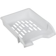 Лоток для бумаг горизонтальный СТАММ «Лидер», белый