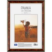 Рамка пластиковая 21*30см, №2, темный орех
