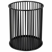 Органайзер-стаканчик для косметики и мелочей MONTE VITA (МОНТЕ ВИТА), металлический, 100х80 мм, черный, 272485