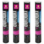 Хлопушка пневматическая 30 см «Серпантин» 3+1 шт. В ПОДАРОК, фольга разноцветная, ЗОЛОТАЯ СКАЗКА, 592084