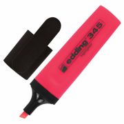 Текстовыделитель красный EDDING «345» клиновидный пишущий узел, линия 2-5 мм