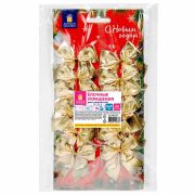 Украшение ёлочное «Бантики», КОМПЛЕКТ 24 шт., 5х5 см, золотистые, ЗОЛОТАЯ СКАЗКА, 592154