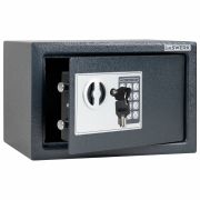 Сейф мебельный DASWERK (ДАСВЕРК) SC-200EL (200х310х200 мм), электронный замок, графит, 291341
