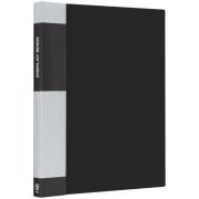 Папка 10 вкладышей черная 600 мк Berlingo STANDART пластик