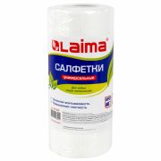 Салфетка для уборки в рулоне 70 шт/у 20х22 см, вискоза (спанлейс), 45 г/м2, LAIMA,