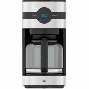 Кофеварка капельная BQ (БИ-КЬЮ) CM2002, 900 Вт, объем 1,5 л, поддержание температуры, серебристая, 86198275