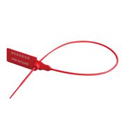 Пломба пластиковая номерная 320 мм красная