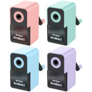 Точилка механическая Berlingo «Instinct», цвета в асс., пласт. корпус, инд. упаковка