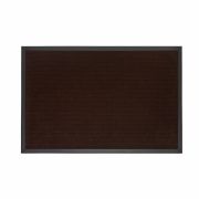 Коврик придверный 80х120 см, КОРИЧНЕВЫЙ, влаго-грязезащитный, 300 г/м2, рубчик, PRIMILA (ПРИМИЛА) STANDARD, 701016