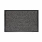 Коврик придверный 80х120 см, СЕРЫЙ, влаго-грязезащитный, 300 г/м2, мелкий рубчик, PRIMILA (ПРИМИЛА) STANDARD, 701020
