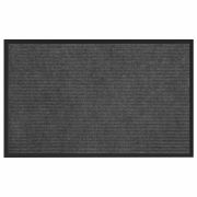 Коврик придверный 50х80 см, СЕРЫЙ, влаго-грязезащитный, 430 г/м2, ребристый, ЛЮБАША СТАНДАРТ, 701033