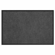 Коврик придверный 60х90 см, СЕРЫЙ, влаго-грязезащитный, 430 г/м2, ребристый, ЛЮБАША СТАНДАРТ, 701035